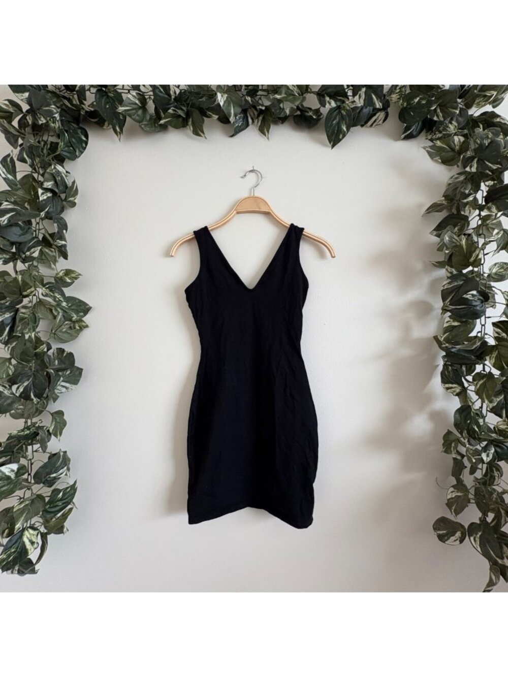 Wild Fable Sleeveless Fitted Bodycon Mini Dress Black Women’s Size S